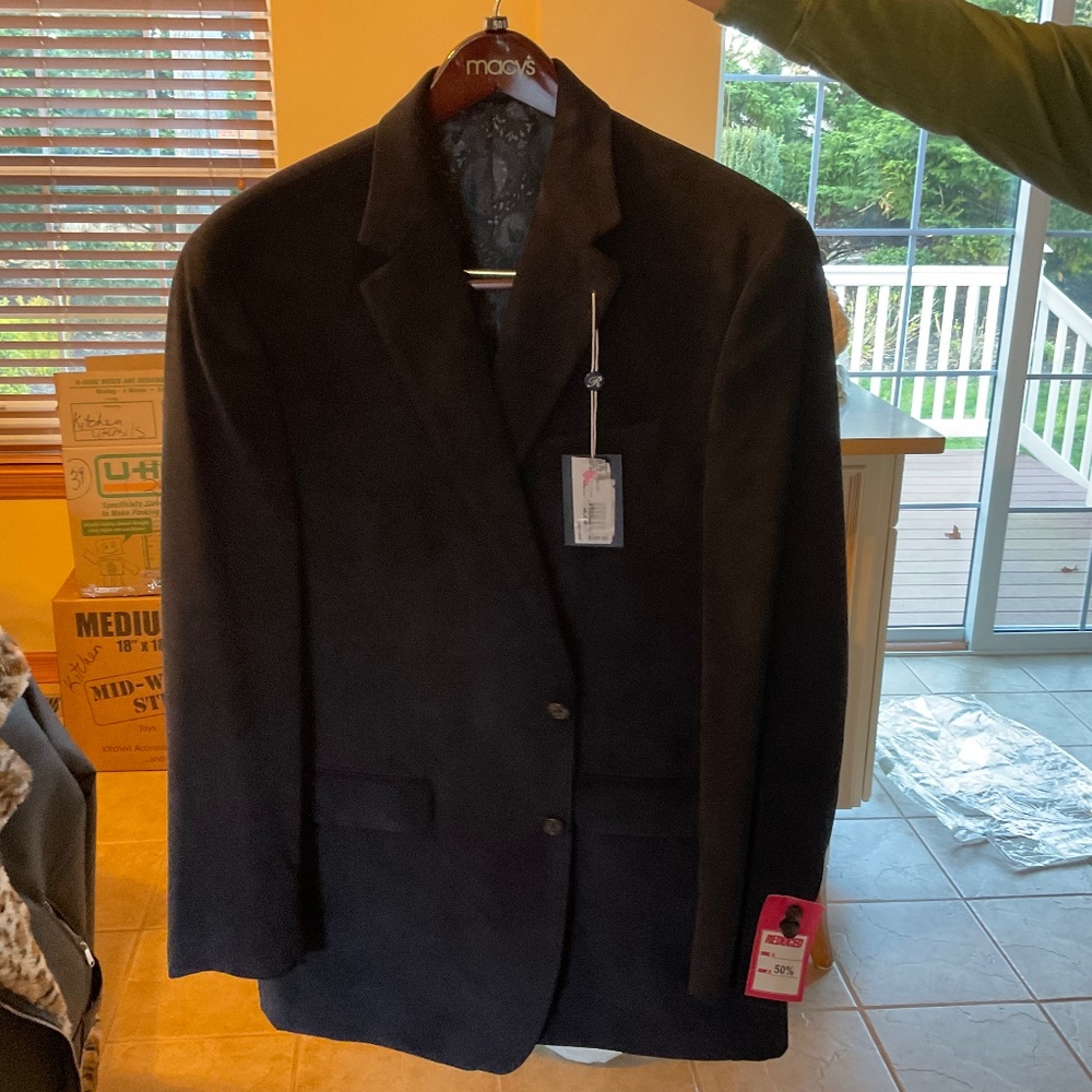 NEW Ralph Lauren corduroy blazer, 44 LONG blue
